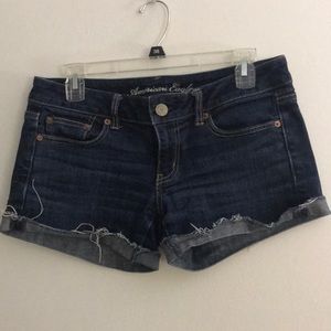 Denim shorts
